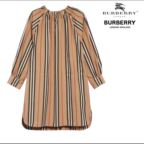 Burberry Dresses & Skirts - Burberry striped cotton dress